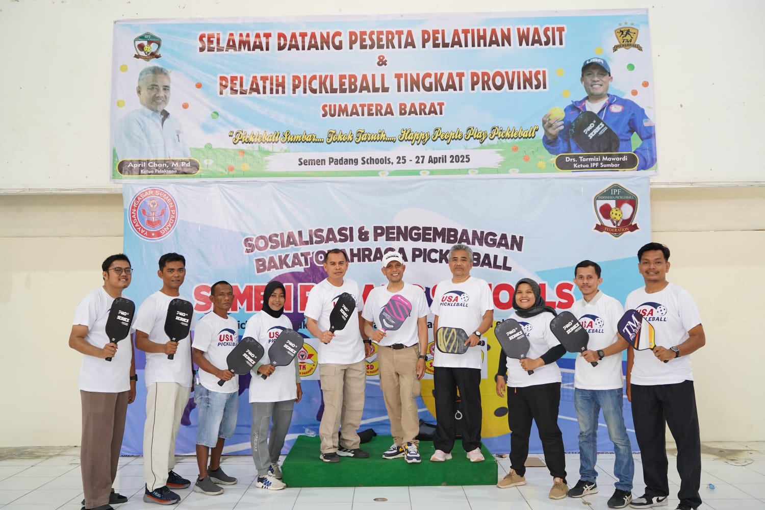 IPF Sumbar dan Semen Padang Schools Gelar Pelatihan Wasit dan Pelatih Pickleball, Siap Debut di Porprov 2025