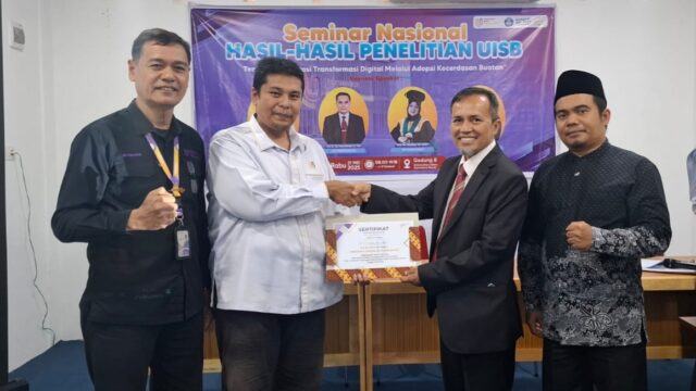Fokus Bahas Digitalisasi dan AI, UISB Paparkan Hasil Penelitian Dosen dan Mahasiswa