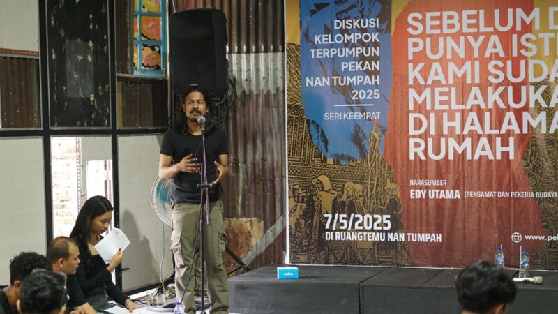 Bongkar Akar Tradisi, Komunitas Seni Nan Tumpah Gali Kekuatan Lokal untuk Masa Depan Seni