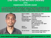 Kejaksaan Negeri Agam berupaya melakukan perburuan terhadap Budi Satria (40), terpidana kasus pencabulan terhadap anak kandungnya. Keberadaan