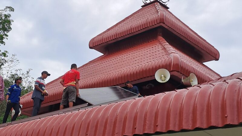 Menuju Transisi Energi Bersih, Masjid Buya Syafii Maarif di Sumpur Kudus Gunakan Panel Surya