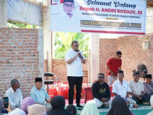 Bantu Pembangunan Masjid di Kampung Jua, Pengurus: Terima Kasih Andre Rosiade