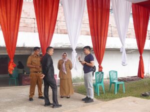 Tim Protokol Kemenpora yang dipimpin oleh Sopian Zakaria melakukan peninjauan langsung ke lokasi venue Parade Talenta