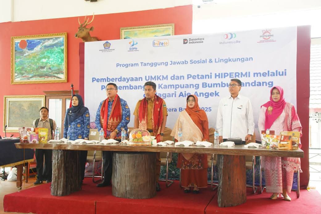 Nagari Aie Angek Tanah Datar Diresmikan Sebagai Kampung Bumbu Randang