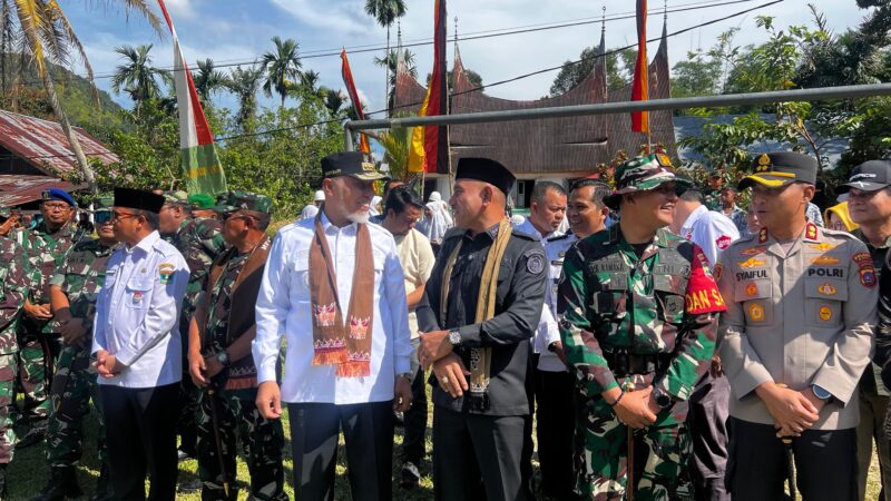 Gubernur Mahyeldi Apresiasi Pelaksanaan TMMD Ke-124 Kodim 0306/50 Kota