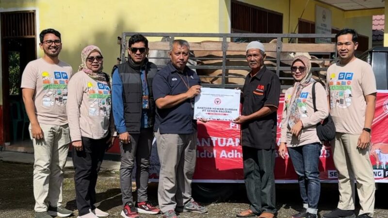 Idul Adha 1446 Hijriah, Semen Padang Tebar Manfaat Lewat 34 Ekor Sapi Kurban