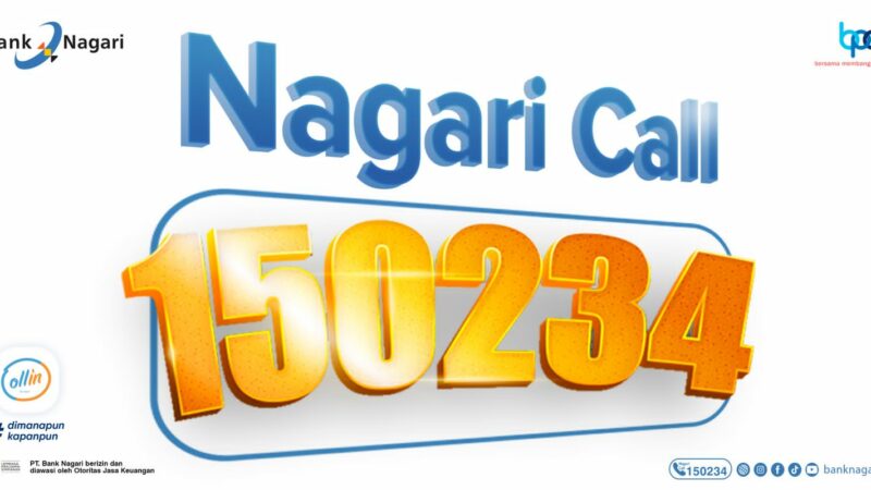 Nagari Call 150234: Layanan 24 Jam Bank Nagari Tanpa Tambahan Kode Wilayah
