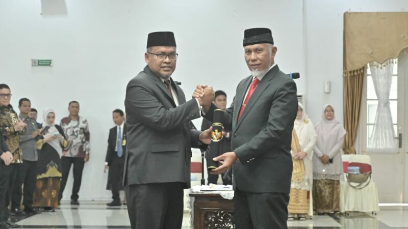 Resmi Dilantik, Sekda Sumbar: Tuntaskan RPJMD, Kawal Program Prioritas dan Perkuat Pelayanan