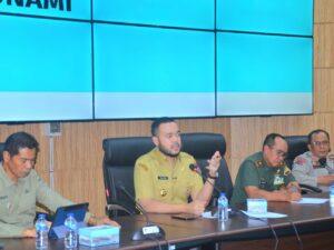 Rakor Latgulbencal, Wako Padang: Kolaborasi Lintas Sektor Penting untuk Kesiapsiagaan Bencana