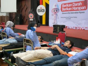 Komitmen di Bidang Kemanusiaan, PT Semen Padang Kumpulkan 355 Kantong Darah