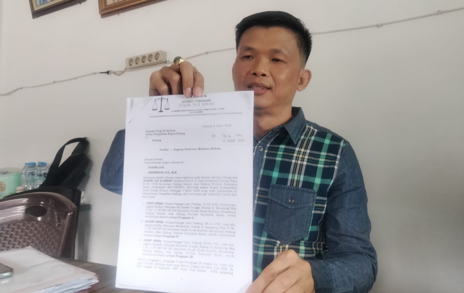 Kasus Pencurian Tanah Timbunan di Padang, Korban Minta Keadilan