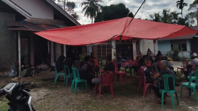 Suasana duka menyelimuti rumah Siska Oktavia Rusdi (23) di Korong Kampung Apar, Kenagarian Sungai Buluh Utara, Kecamatan Batang Anai,