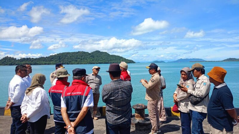 Survei Pengembangan Pelabuhan Teluk Tapang, Bupati Pasbar Terima Tim Kemenhub