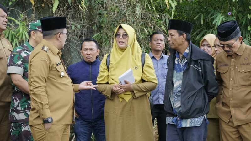 Masyarakat Nagari Jaho Minta Dibangunkan PAUD dan TK, Bupati Tanah Datar Tinjau Lokasi Hibah Tanah