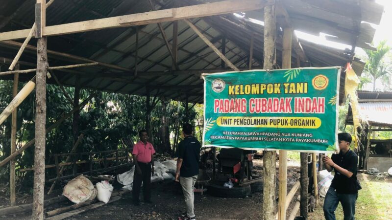 PT Semen Padang Dukung Produksi Pupuk Organik, Targetkan 5 Ton per Bulan di Payakumbuh