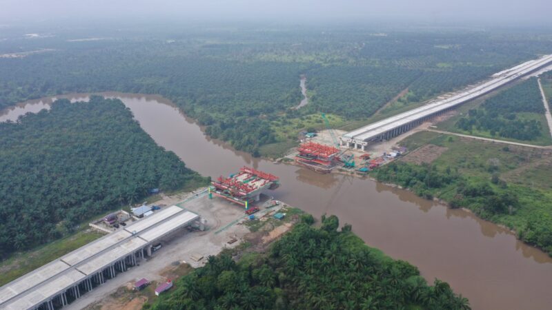 HK Perkuat Infrastruktur Riau, Progres Tol Lingkar Pekanbaru Capai 57 Persen