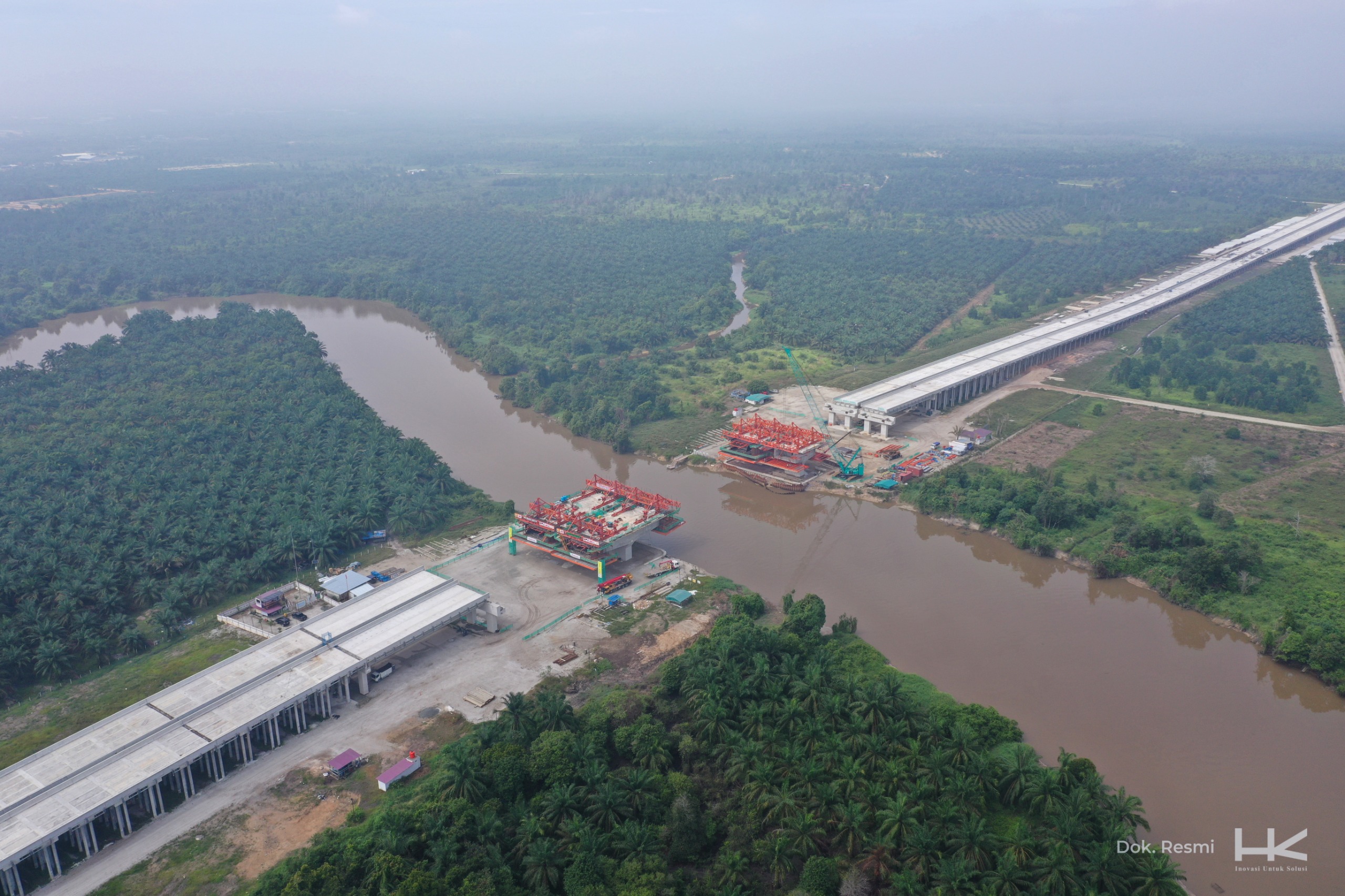 HK Perkuat Infrastruktur Riau, Progres Tol Lingkar Pekanbaru Capai 57 Persen