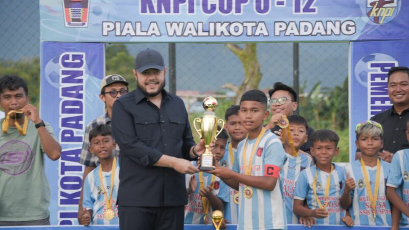 KNPI Cup U-12, Wako Padang: Upaya Membentuk Mental, Sportivitas, dan Kerjasama Tim Sejak Usia Dini