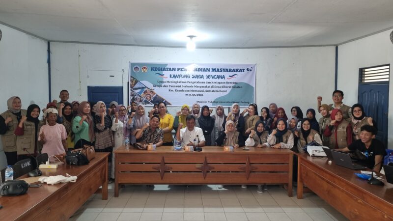 Tim Psikologi UNP Latih PKK Mentawai Hadapi Bencana Lewat Kesiapan Psikologis