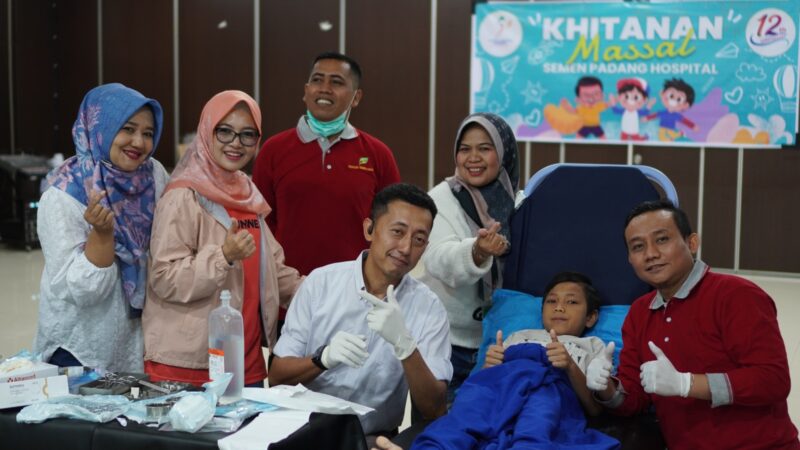 HUT ke-12, SPH Gelar Khitanan Massal untuk Anak Panti dan Karyawan Yayasan Semen Padang