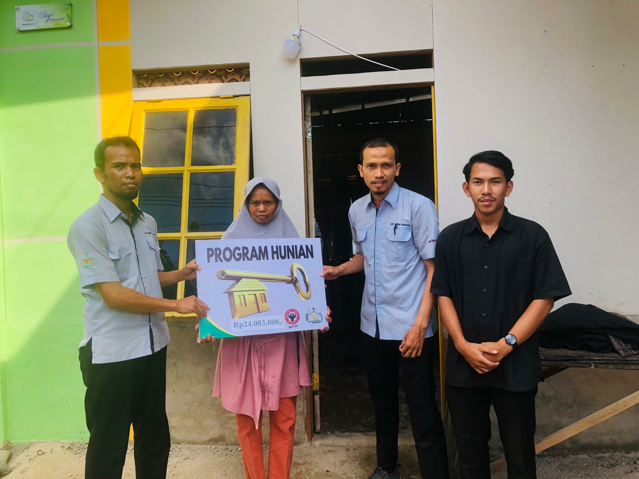 Berkat UPZ Baznas Semen Padang, Warga Binuang Kampung Dalam Tempati Rumah Layak Huni