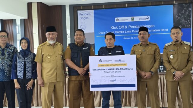 Pemprov Luncurkan Program Desa Devisa di Limapuluh Kota Dorong Petani Gambir Naik Kelas