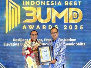 Bank Nagari Raih Integrated Digital Banking Services di Ajang Best BUMD Awards 2025