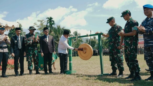Program TNI Manunggal Membangun Desa (TMMD) ke-125 tahun 2025 di Kabupaten Solok Selatan resmi dibuka pada Rabu (23/7/2025).