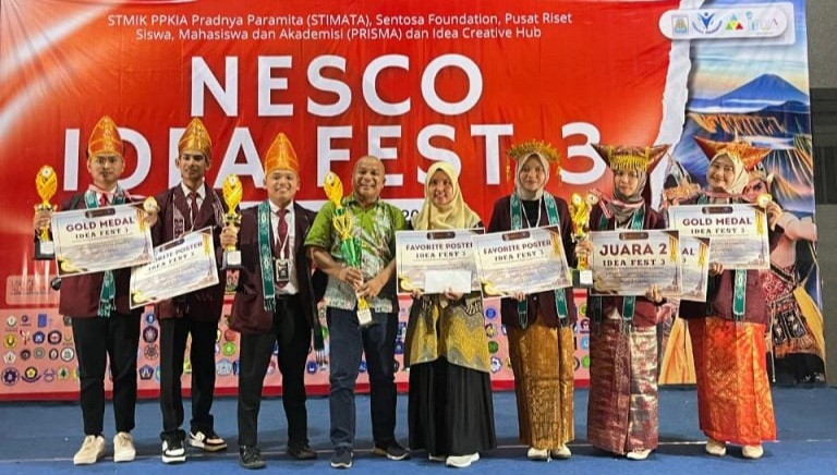 Mahasiswa UIN Imam Bonjol Padang kembali menunjukkan kualitasnya dalam ajang nasional. Dalam kompetisi NESCO Idea Fest 3 yang diadakan