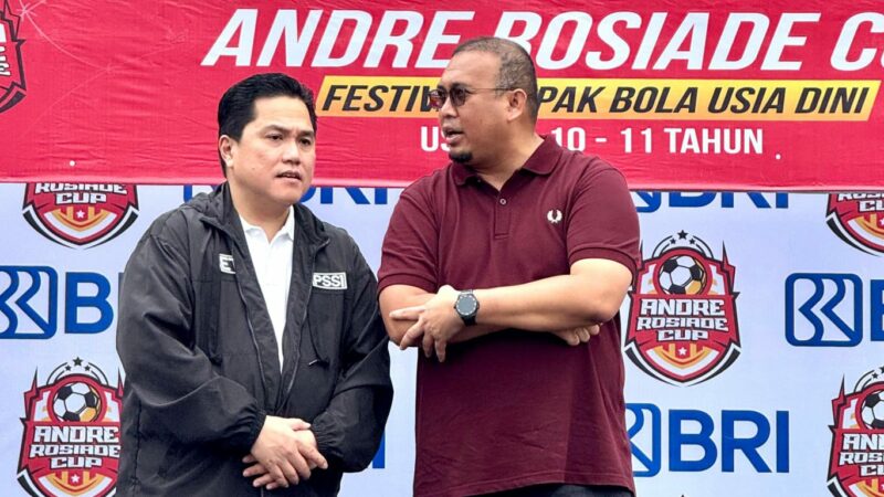Pencinta sepakbola yang juga Penasihat Semen Padang FC Andre Rosiade mendukung penuh Erick Thohir untuk melanjutkan kepemimpinan PSSI