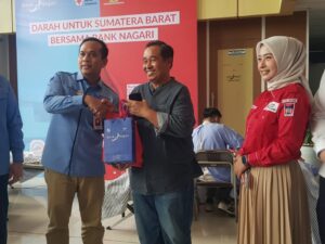 Bank Nagari Gelar Donor Darah Serentak di 6 Kantor Cabang di Sumbar