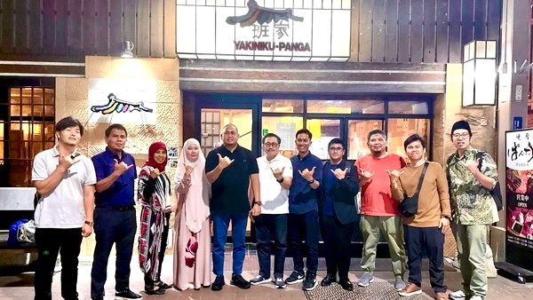 Ketua Umum DPP Ikatan Keluarga Minang (IKM) Andre Rosiade bertemu dengan anggota Ikatan Perantau Minang (IPM) yang menetap di Jepang.