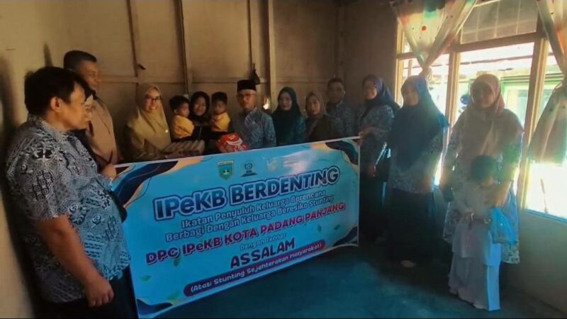 IPeKB Berdenting Cegah Stunting Lewat Program Orang Tua Asuh di Padang Panjang