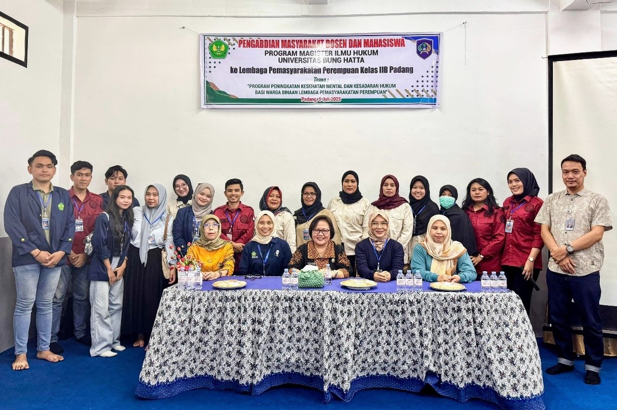 Mahasiswa Fakultas Hukum UBH Beri Penyuluhan di Lapas Perempuan Padang