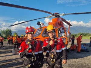 PT Semen Padang Ikuti Latihan Gabungan Heli Rescue Basarnas di Padang