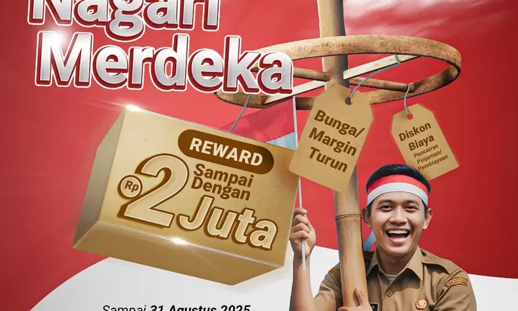 Bank Nagari Hadirkan Promo Pinjaman ASN dan Pegawai, Meriahkan HUT RI ke 80