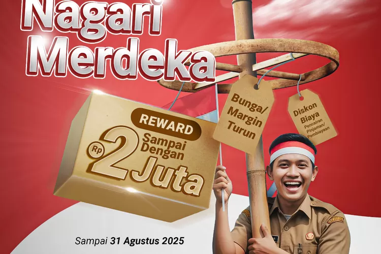 Bank Nagari Hadirkan Promo Pinjaman ASN dan Pegawai, Meriahkan HUT RI ke 80
