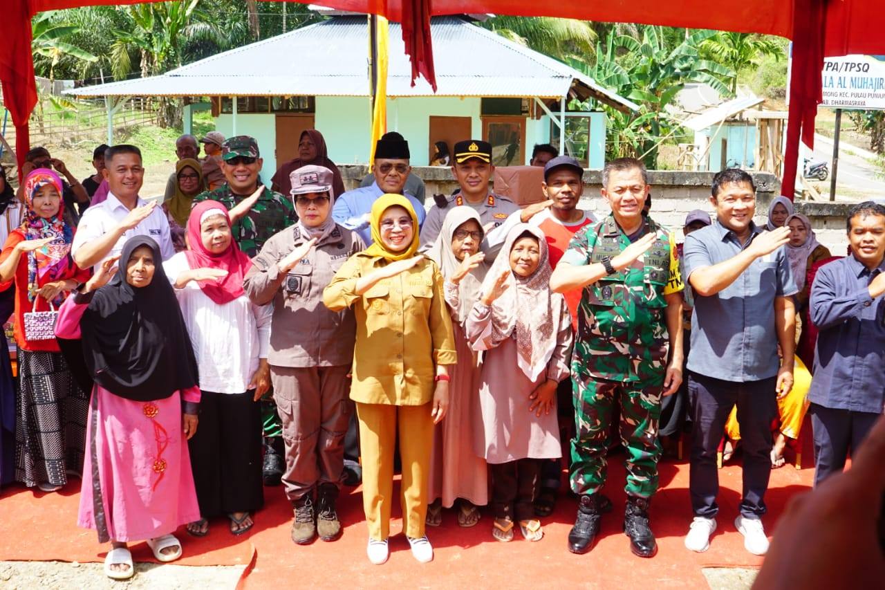 Wabup Leli Arni Terima Kunjungan Tim Wasev TMMD ke-125 di Dharmasraya