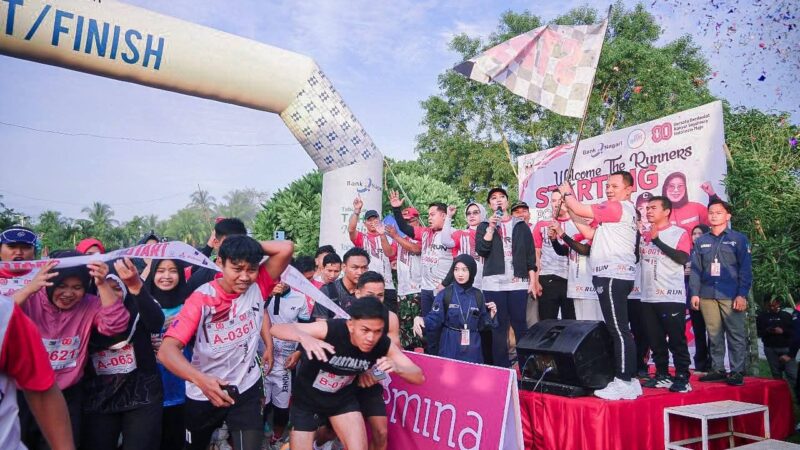 Dharmasraya 5K Fun Run 2025 Meriah, Ribuan Warga Padati Jalan Lintas Sumatra