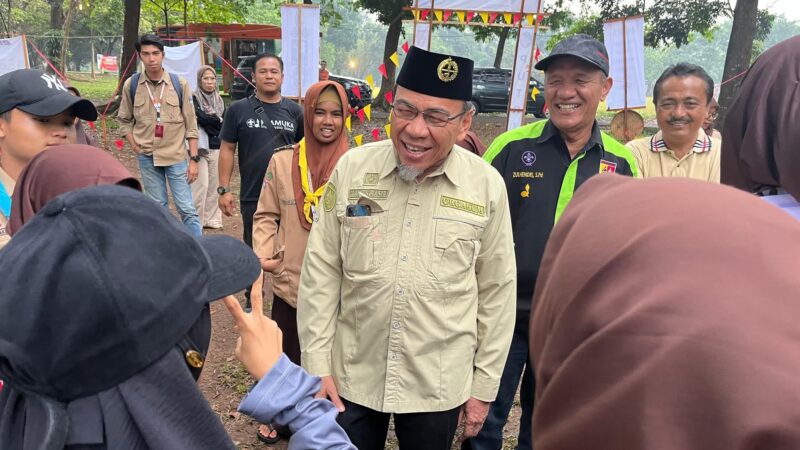 Wawako Maigus Nasir Beri Dukungan Moril untuk Kontingen Pramuka Padang di PPBK Nasional 2025