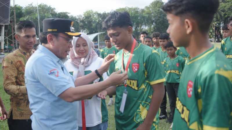 Ikuti Top Score National Championship 2025, Wawako Padang Lepas Tim Sepakbola SSB Imam Bonjol U-14