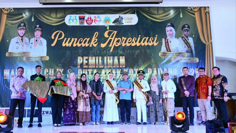 Pemko Gelar Puncak Apresiasi Pemilihan Walikota Cilik dan Duta Anak Kota Padang