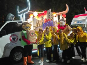 PT Semen Padang Meriahkan Pawai Telong-Telong HJK Padang ke-356