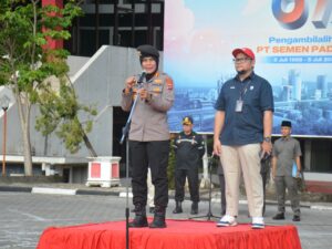 Apel Gabungan, Dirpamobvit Polda Sumbar: PT Semen Padang Sebagai Obvitnas Harus Dijaga Optimal