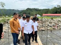 Tinjau Jembatan Nagari Koto Rawang Pessel, Wagub Vasko: Kita Bangun Dulu Jembatannya