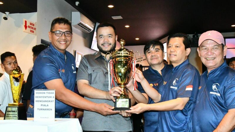 Wako Fadly Amran Buka Turnamen Billiard Piala Bergilir Walikota Padang