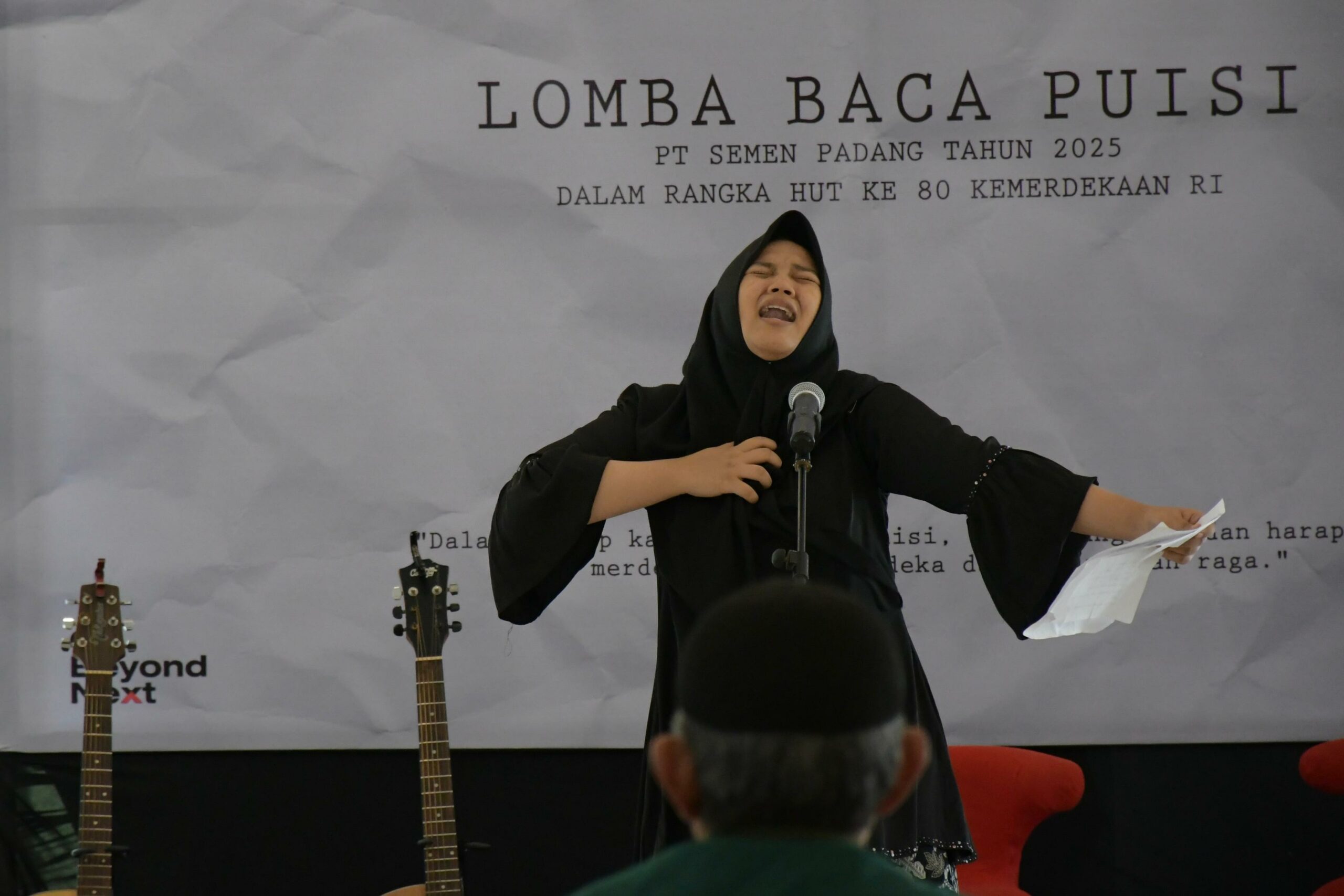 Rayakan HUT RI ke-80, PT Semen Padang Adakan Lomba Baca Puisi