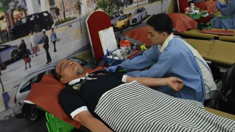 Wawako Padang Ikut Donor Darah di Lustrum XIV FMIPA UNAND