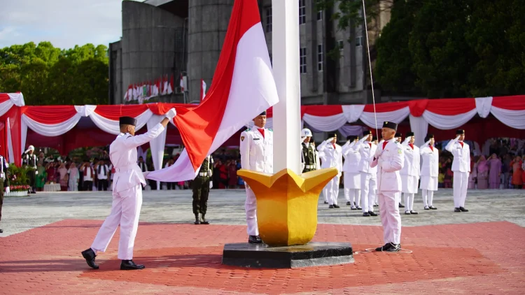 Upacara HUT RI ke-80, UNAND Teguhkan Komitmen Nasionalisme dan Tingkatkan Daya Saing