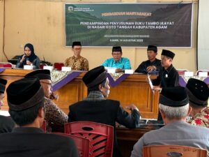 Dosen UNAND Dampingi Penyusunan Tambo Ulayat di Nagari Koto Tangah Agam